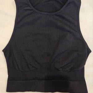 Gymshark Sweat Seamless Midi Tank Black L